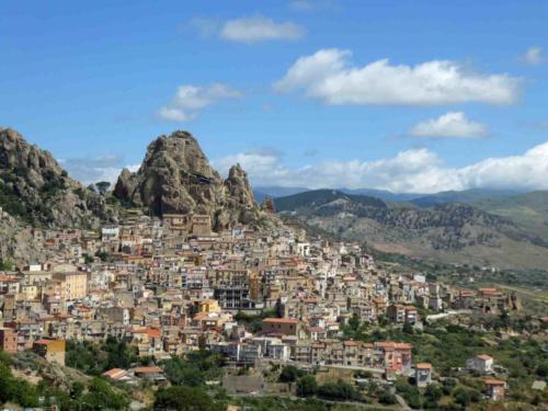 From Montalbano we continued heading southeast; this is the village of Gagliano Castelferrato (there are lots of great hill towns in Sicily)