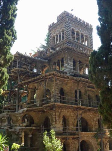The gardens also include a number of Victorian follies (a folly is defined as 'a costly ornamental building with no practical purpose' and that certainly seems right in this case)