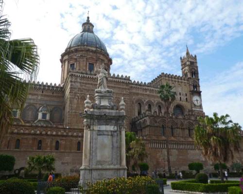 It is Arab-Norman, but with later Renaissance and Baroque additions