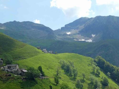 There are tiny villages like these scattered throughout the mountains