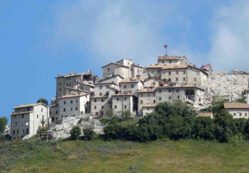 Castelluccio - the town was devastated by an earthquake in October 2016