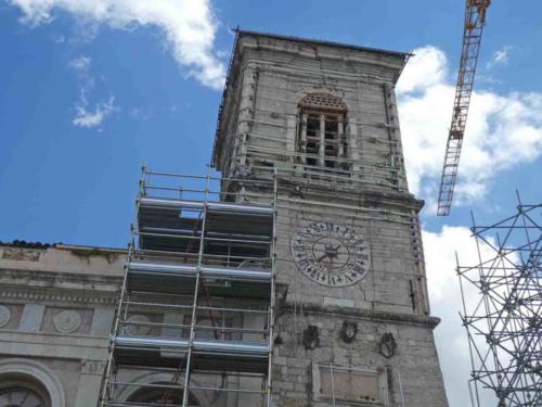 Again, fortunately, no one died here; two months earlier a quake had killed 300 people in the nearby town of Amatrice, so when the October quake struck many residents of Norcia had already fled their homes 