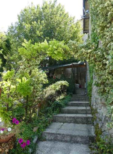 Not having seen anyone else for a couple of hours, it was quite a surprise to follow the track around behind the church to find this