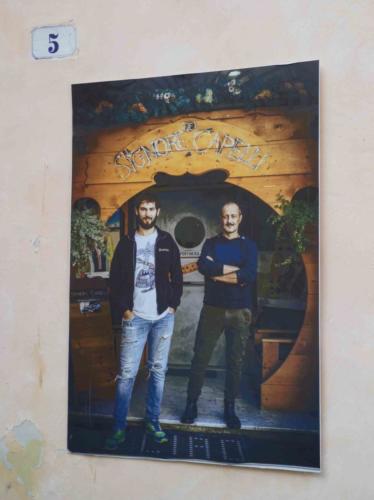 Riccardo and his father, Gianluca - the 'Masters of Hair'