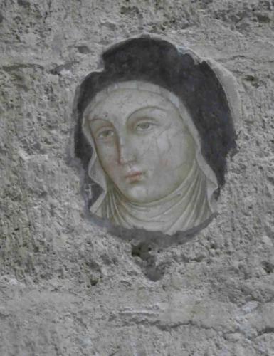 From her position high on a pillar in the Collemaggio, what marvels and madness this weary beauty must have witnessed through the centuries!