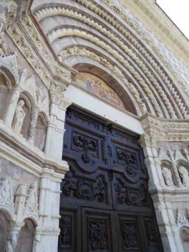 Pope Celestine V was inaugurated here in 1294, but he didn't last long