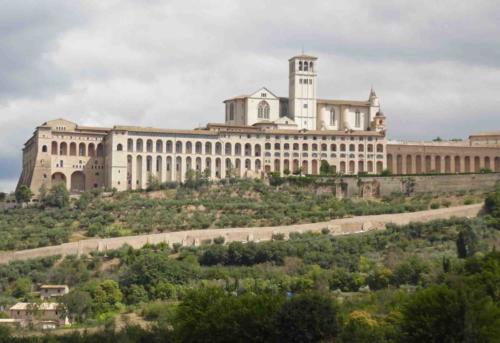 And this is what everyone comes to see, the Basilica of St Francis