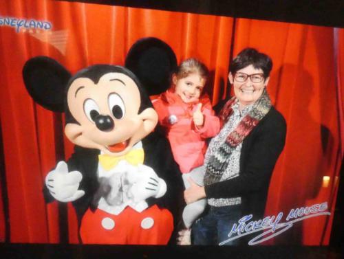 And we couldn't miss the photo opportunity with Mickey