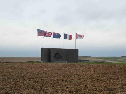 Le Hamel, site of one of the most successful Allied actions of the First World War; tactics employed here by  General Monash were used as a blueprint for later battles 