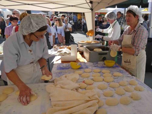 Unsurprisingly there was much deliciousness on offer; these ladies were making Bauernkrapfen, traditional farmers' doughnuts