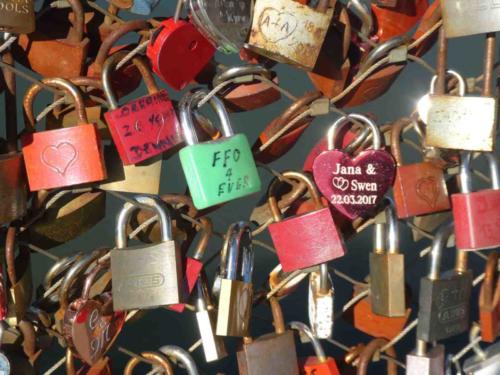 But the local government doesn't seem mind; some of those locks have been there for a long time