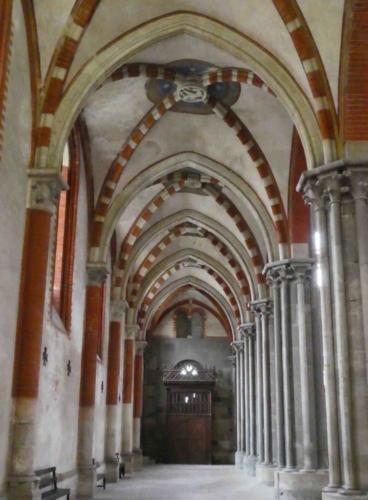 About half an hour away, in the town of Vercelli, the significantly less elaborate St Andrew's Basilica