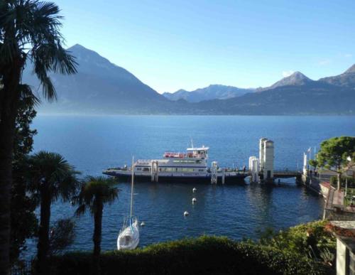 Looking back down to Varenna port