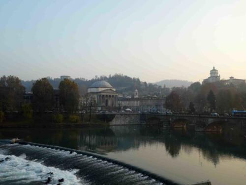 The church of Gran Madre di Dio (Great Mother of God) on the bank of the River Po