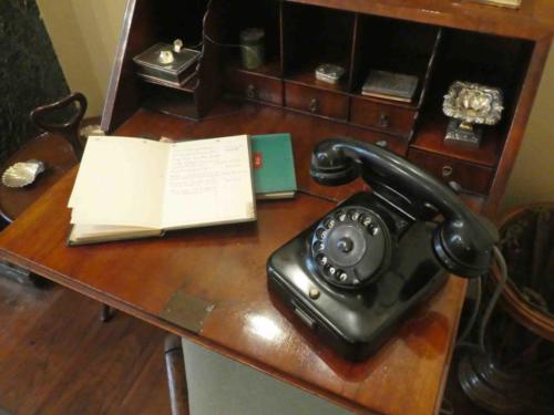 Even the telephone contact book which includes the numbers of members of Europe's royal families; Villa Necchi Campiglio is magnificent