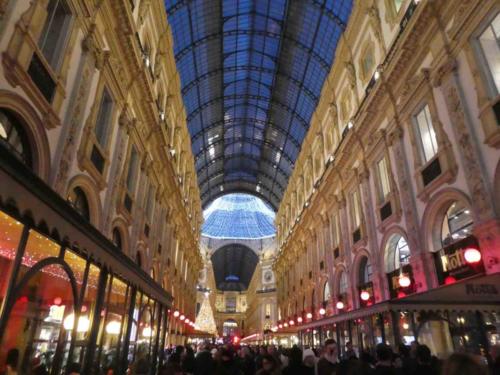 And the famous shopping arcade Galleria Vittorio Emanuele II