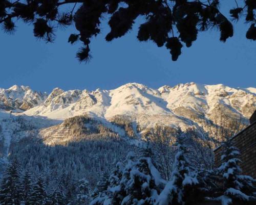 Of course it's much closer to the mountains up here