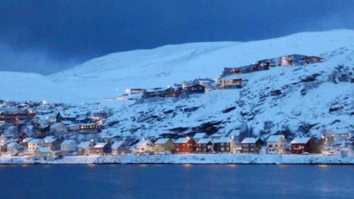 Hammerfest's two main industries are LNG processing and tourism (though apparently not so much tourism in the dead of winter) 