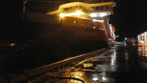 Tied up in Tromsø, the main centre in Norway's remote north 