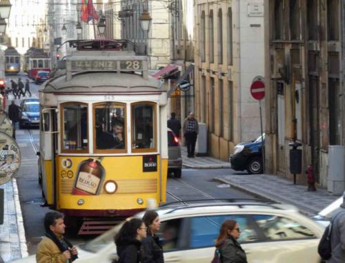 Before long you decide that riding the trams is a good alternative; they were introduced to Lisbon in 1873
