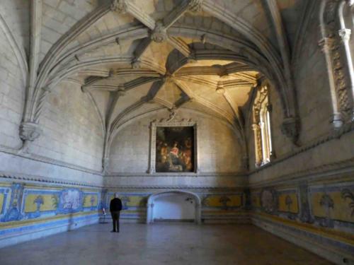 The job of the monks who lived here was to support the navigators and sailors who set off from Lisbon to discover the world