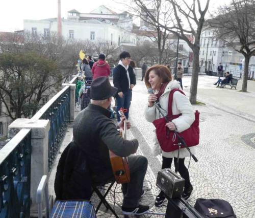And sometimes, when the spirit moves you, there's nothing for it but to jump on in, grab the busker's mic and go for it 