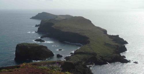 And there it is, reaching out into the Atlantic, the eastern-most point of Madeira 
