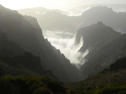 But the summit of Pico do Arieiro, Madeira's highest mountain, was above the cloud