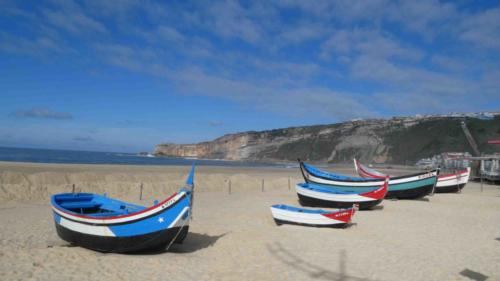 From Óbidos we headed northwest to the coast and found the amazing fishing town of Nazaré 