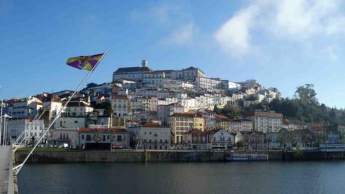 The city is home to Portugal's oldest university, founded in 1290 (that's it on the hill)