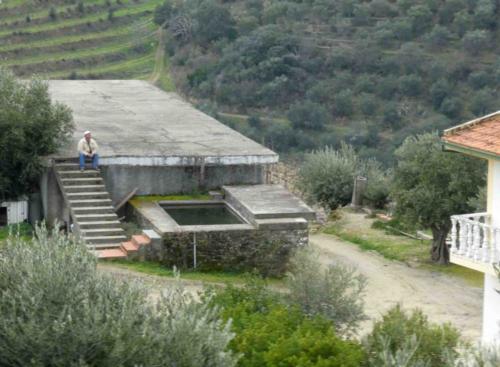 The man on this property was sitting looking out across his land, maybe reviewing the day's work and planning for tomorrow; it was a lovely moment