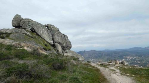 The path back down to the village loops around to the east