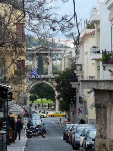 We were based just around the corner from Hadrian's Arch, close to the main sights
