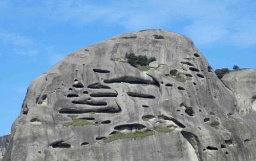 Then the monks used rope ladders (which they could pull up behind themselves) to climb up and down 