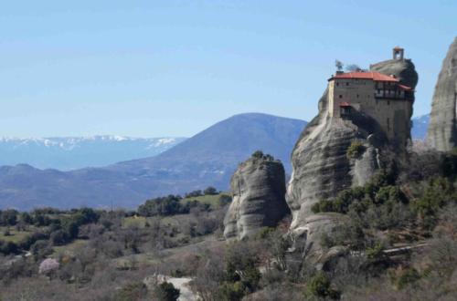 These days the monasteries are connected by a road (though there's still a fair bit of climbing required to get to most of them)