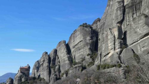 Surprisingly these rocks are not volcanic - they were formed at the bottom of a delta as deposits of stone and mud; then movements of the earth pushed the seabed up and, over millions of years, weathering by wind, water and temperature did the rest