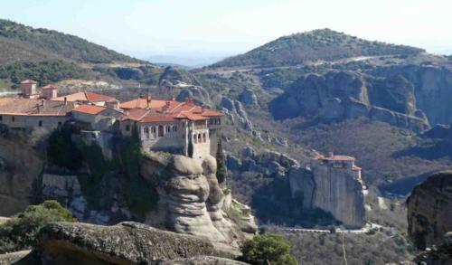 Visitors are able to see the monasteries' collections of precious religious paintings, icons and manuscripts