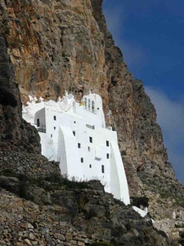 The building is 40 metres wide and eight storeys high, but only eight metres deep