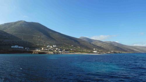 Before we were once again at the entrance to Katapola harbour