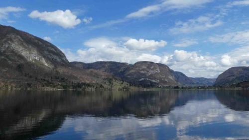 Bohinj is the largest permanent lake in Slovenia