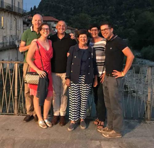 And this is the wonderful Piccio family, amazing hosts and tour guides; perhaps they did too good a job, though - we're already planning our return visit to Valsesia 
