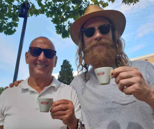 When in Rome, drink coffee ...