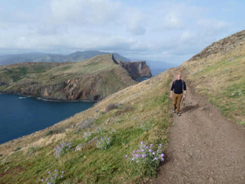 There was a lot more 'walking with spectacular views' - on the island of Maderia for example