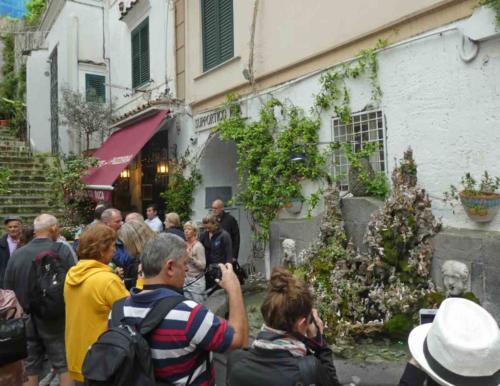 Taking photos of Amalfi's answer to Trevi