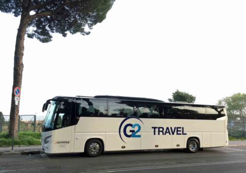 So the G-Squared tour bus is loaded up and ready to roll (not really but we did want to ride in this bus!)