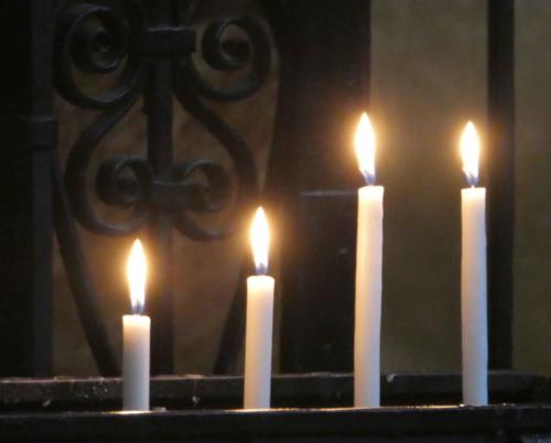 ... there's always a handy church to offer refuge from the rain