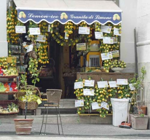 Naples is famous for lemon granita