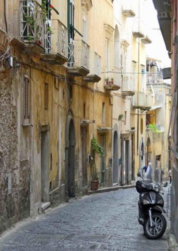 The same little paved streets, but without the crowds