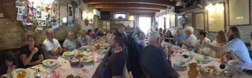 The ladies at La Venerina had set up the room so beautifully for us