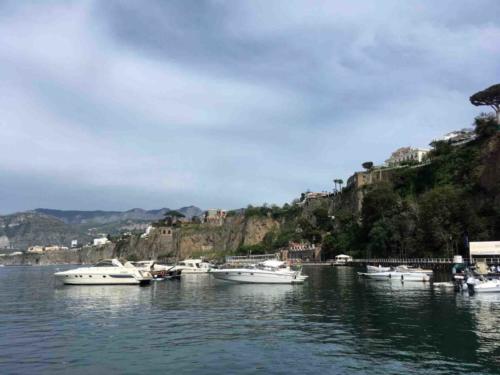 The harbour here is small and picturesque